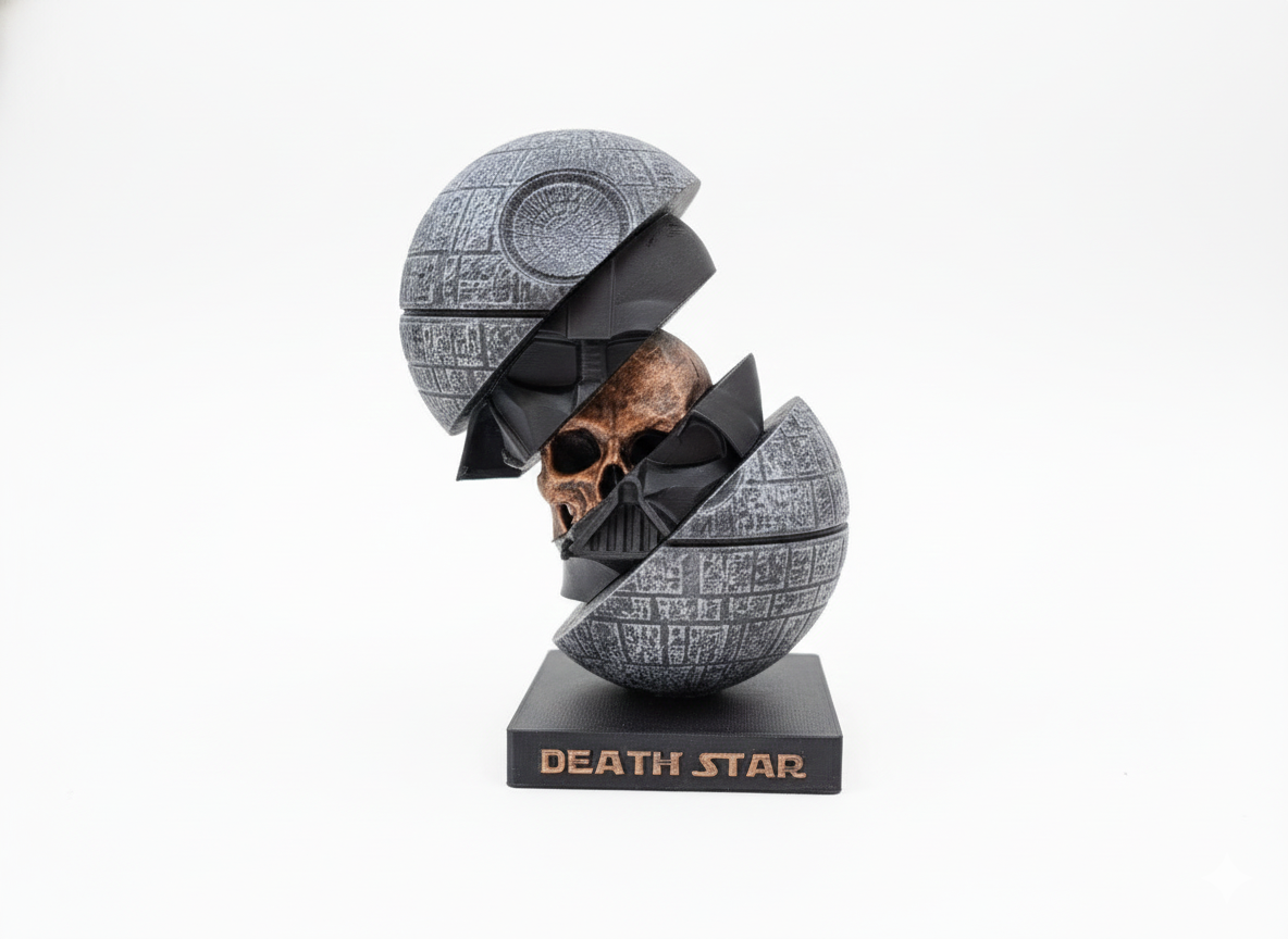 Crânio Estrela da Morte - Star Wars