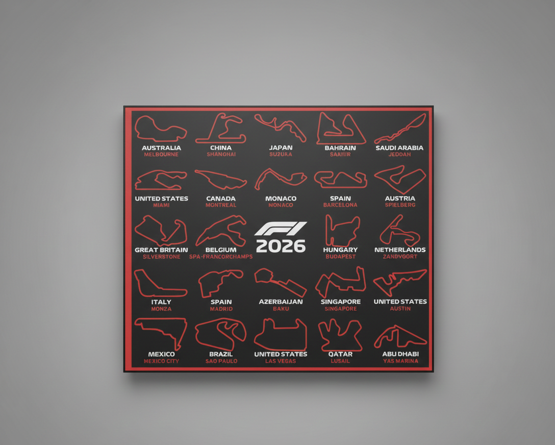 Calendário da Fórmula 1 - 2026